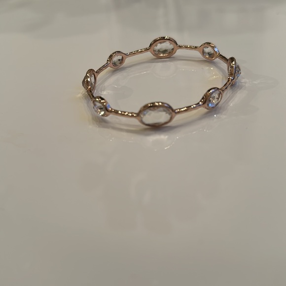 Rose Gold over Silver Ippolita Rock Crystal Bracelet - Picture 2 of 4